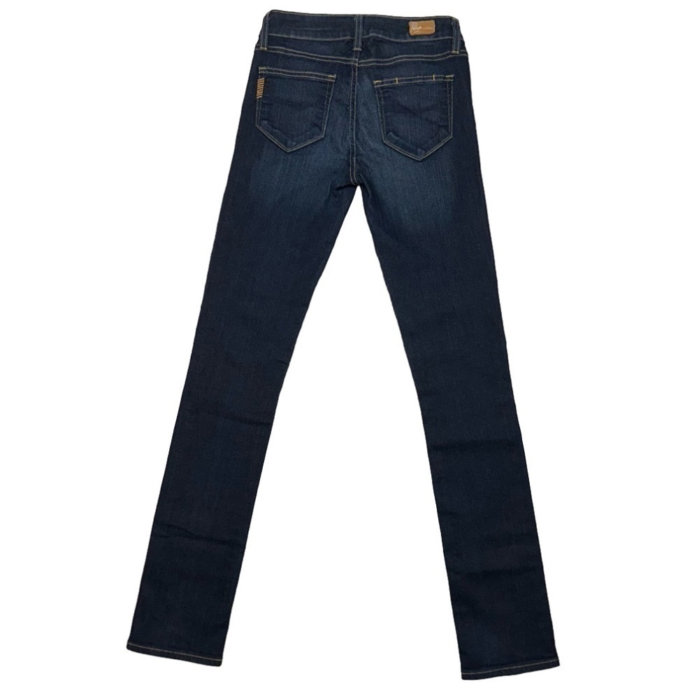 Paige Women’s Skyline Low-rise Dark Wash Jeans, Size 25 (26x33), Made in USA - Picture 2 of 14